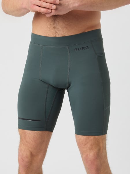 Björn Borg Borg Running Short Tights Grøn, XXL