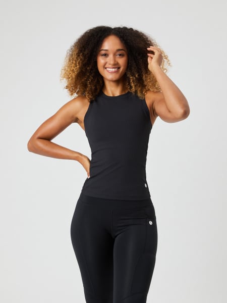 Björn Borg Ace Pocket Ribbed Tank Top Sort, XS