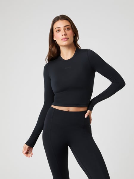 Björn Borg Studio Soft Cropped Longsleeve Sort, M
