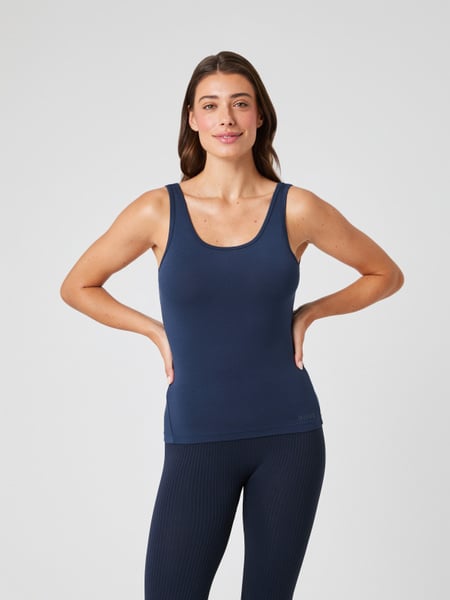 Björn Borg Studio Deep Back Tank Top Marineblå, XS