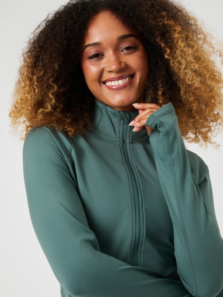 Björn Borg Borg Full Zip Midlayer Grøn, M