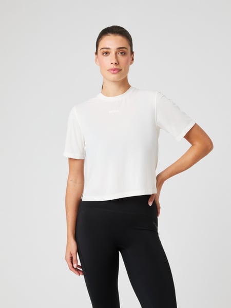 Björn Borg Borg Cropped T-shirt Hvid, M