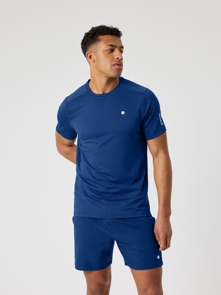 Björn Borg Ace Mesh Panel T-shirt Blå, XXL