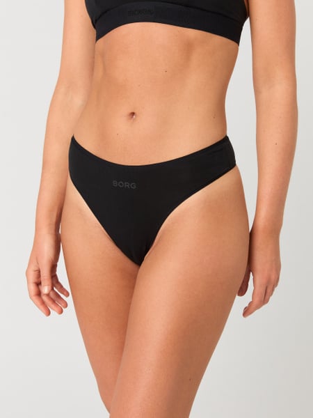 Björn Borg Core Lyocell Thong 1-pack Sort, S