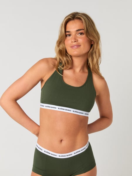 Björn Borg Core Logo Soft Top Grøn, S
