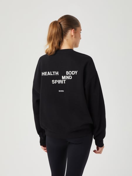 Björn Borg Studio Oversized Crew Sort, S