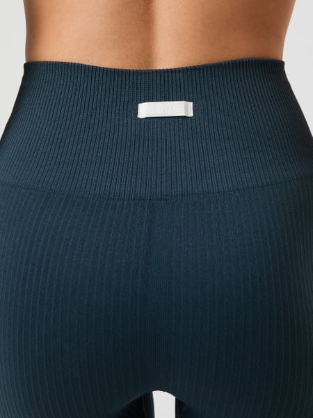 Björn Borg Studio Seamless Rib Tights Marineblå, M