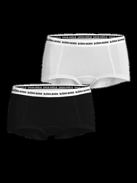 Björn Borg Core Logo Minishorts 2-pack Sort, XXL
