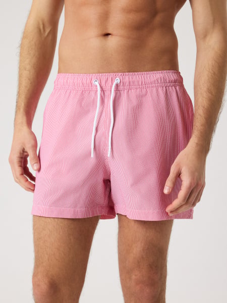 Björn Borg Borg Seersucker Swim Shorts Rød, L