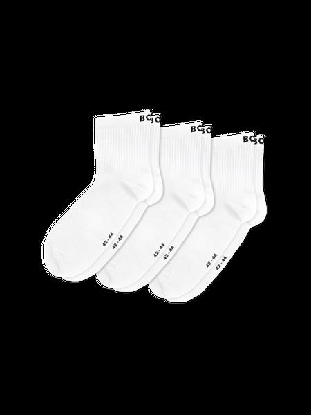 Björn Borg Sports Mid Ankle Socks 3-pack Hvid, 43-46