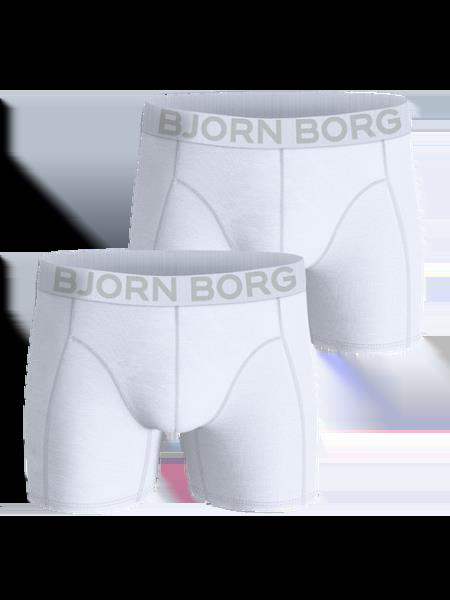 Björn Borg Organic Cotton Stretch Boxers 2-pack Hvid, S