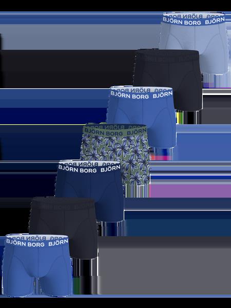 Björn Borg Cotton Stretch Boxers 7-pack Blå, S