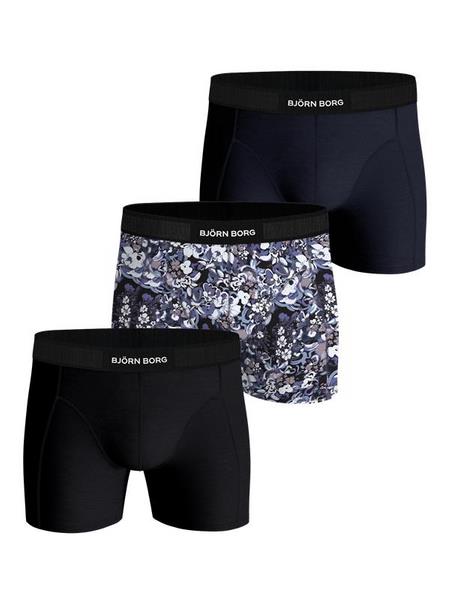 Björn Borg Organic Cotton Stretch Boxers 3-pack Sort, XXL