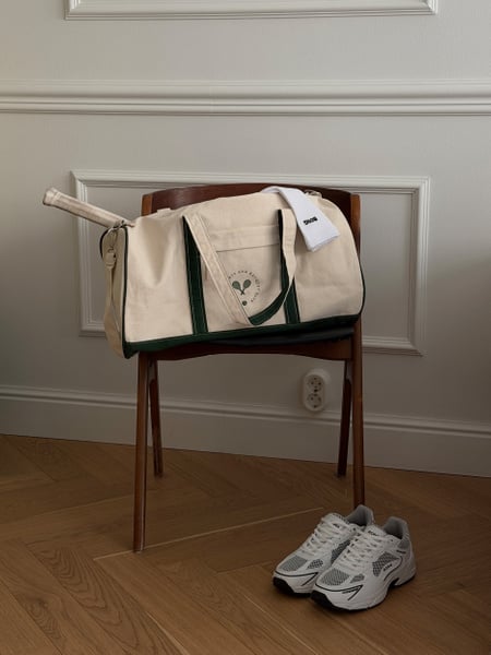 Björn Borg Ace Canvas Sports Bag 38l Hvid