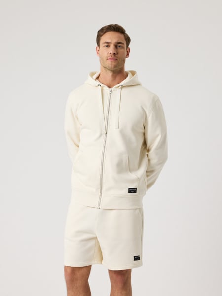 Björn Borg Centre Zip Hoodie Hvid, L