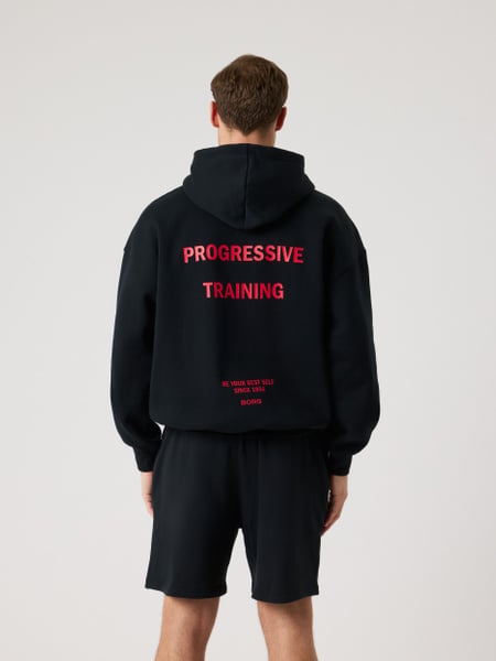 Björn Borg Borg Oversized Hoodie Sort, S