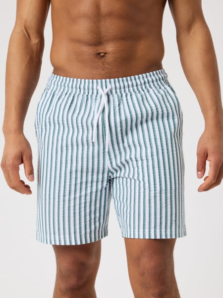 Björn Borg Borg Seersucker Resort Shorts Grøn, M