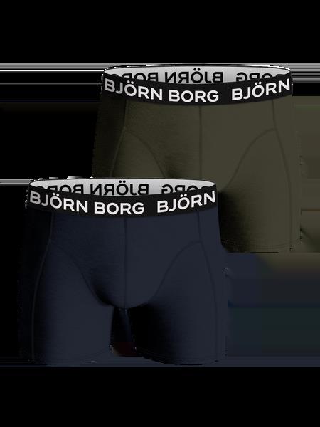 Björn Borg Bamboo Cotton Blend Boxers 2-pack Grøn, XS