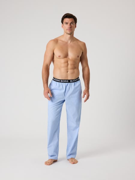 Björn Borg Core Woven Logo Pyjama Pants Blå, XS