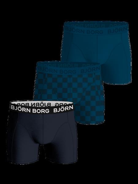 Björn Borg Bamboo Cotton Blend Boxers 3-pack Blå, M