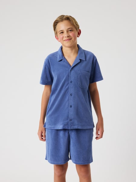 Björn Borg Borg Toweling Pool Shirt Blå, 122-128