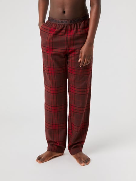Björn Borg Core Flannel Pyjama Pants Rød, 158-164