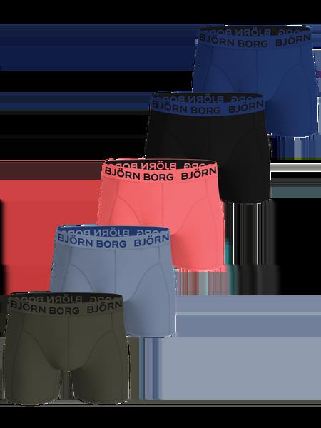 Björn Borg Cotton Stretch Boxers 5-pack Multi, 122-128