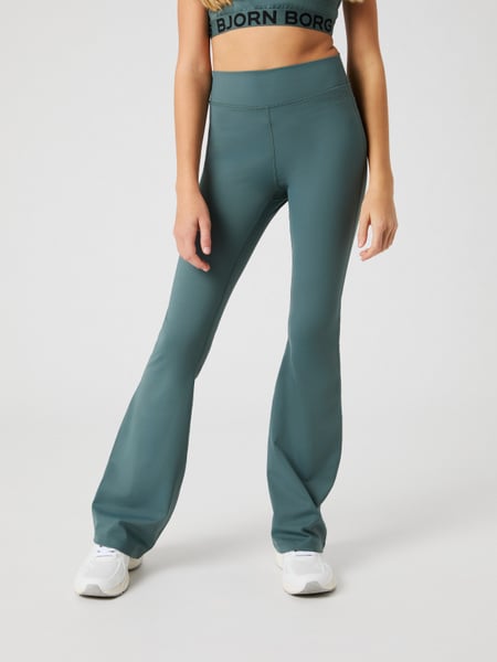 Björn Borg Borg Flare Leggings Grøn, 122-128