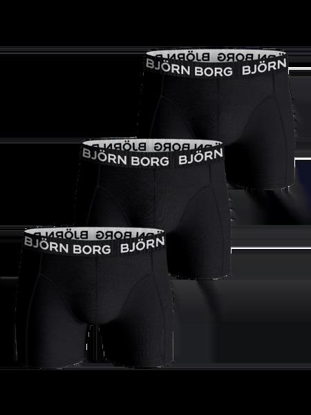 Björn Borg Cotton Stretch Boxers 3-pack Sort, 170