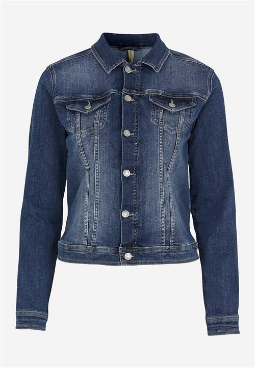 Soyaconcept Jeansjakke med en figursygning