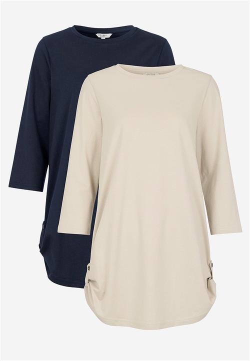 Cellbes of Sweden Jerseytunika med 3/4 ærme Alexia 2-pack