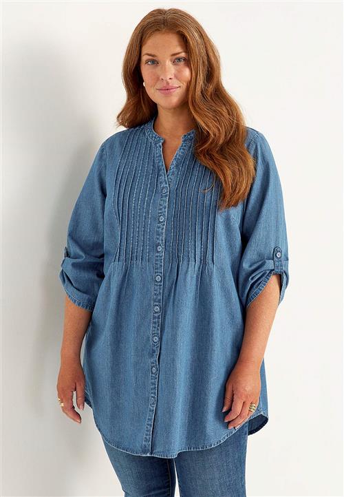 Cellbes of Sweden Luftig tunika i let denim med lommer