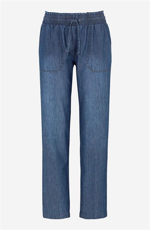 Cellbes of Sweden Lange bukser i blødvasket denim