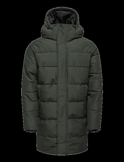 ONLY & SONS | Onscarl Life Long Quilted Coat Otw Noos | XL