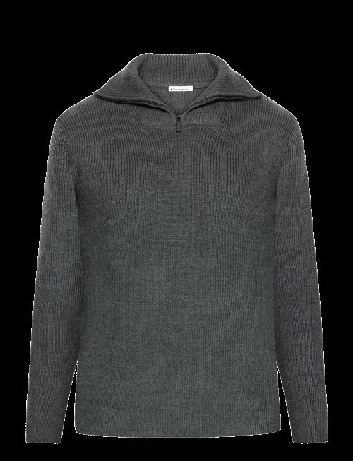Knowledge Cotton Apparel | Merino Half Zip Sweater | L