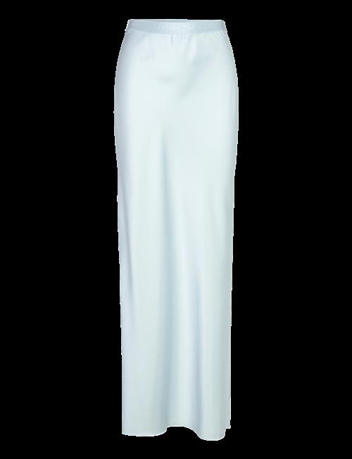 Ahlvar Gallery | Hana Long Logo Satin Skirt | S