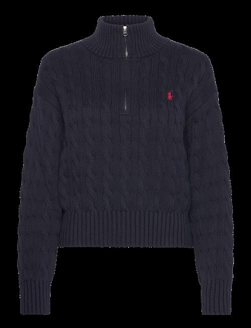 Polo Ralph Lauren | Cable-Knit Cotton Quarter-Zip Sweater | XL