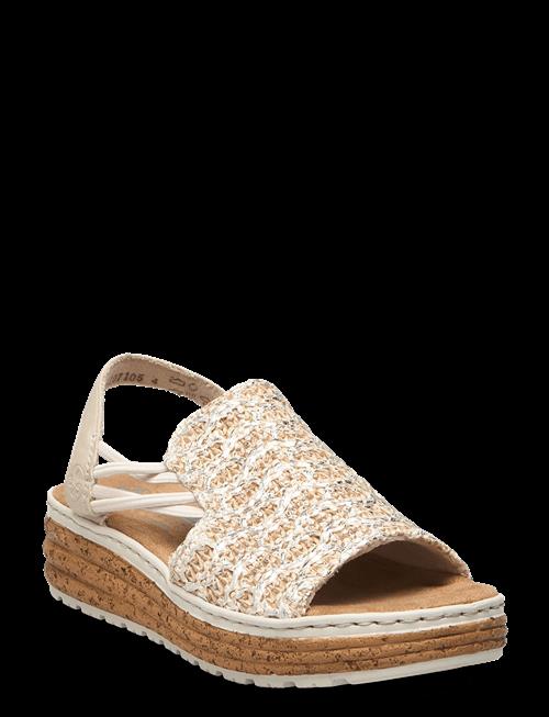 Rieker | Rieker Ladies' Sandals 62741-60 Beige | 41