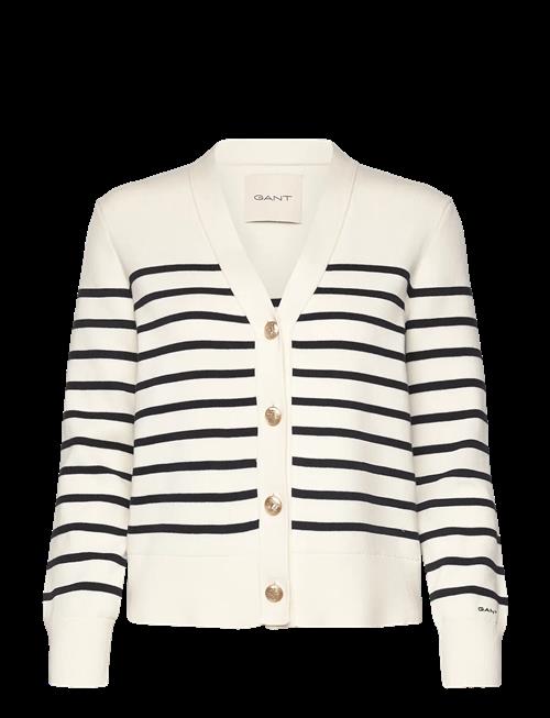 Gant | Striped Cotton Cardigan | XL/XXL