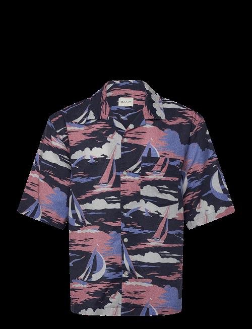 Gant | Rel Sailing Print Ss Shirt | L