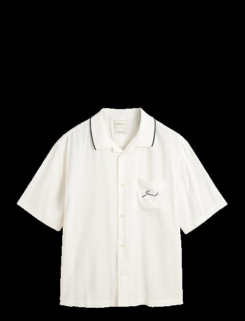 Gant | Rel Viscose Ss Shirt | XL