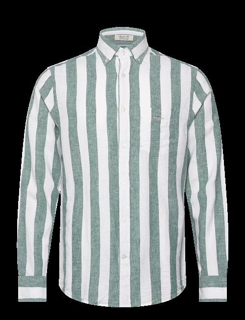 Gant | Reg Cotton Linen Bold Stripe Shirt | XXXL