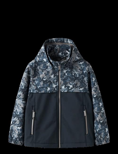 name it | Nkmalfa08 Softshell Jacket Block Aop Fo | 164