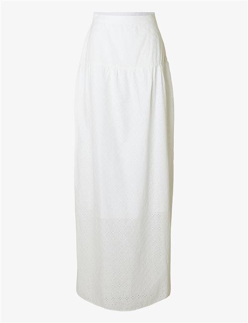 Selected | Slfhannah Mw Long Broderi Skirt D | 34