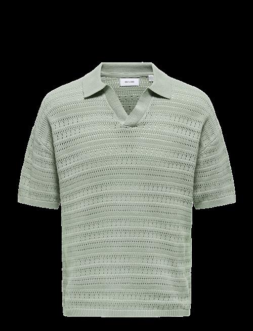 ONLY & SONS | Onsgrayson Ds 5 Chochet Polo Knit Noos | L