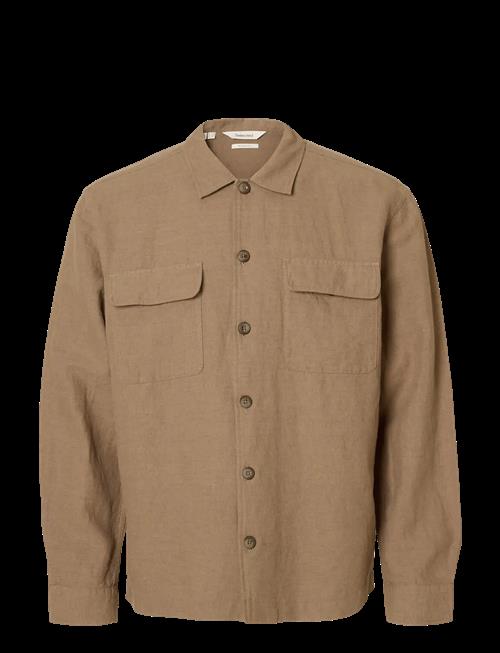 Selected | Slh-Leroy Linen Blend Overshirt Ls Noos | L