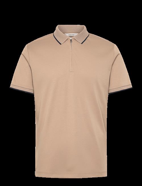Selected | Slhfave Sport Zip Ss Polo Noos | L