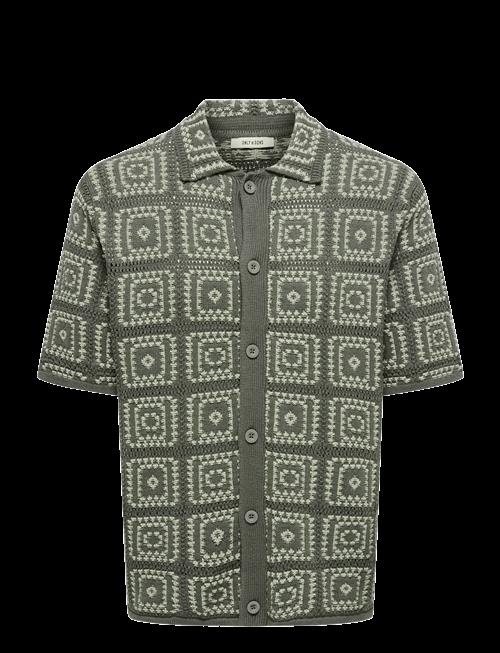 ONLY & SONS | Onsbart Rlx 5 Ss Shirt Knit Noos | XXL