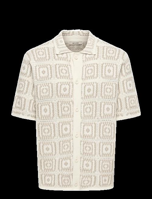 ONLY & SONS | Onsbart Rlx 5 Ss Shirt Knit Noos | XL