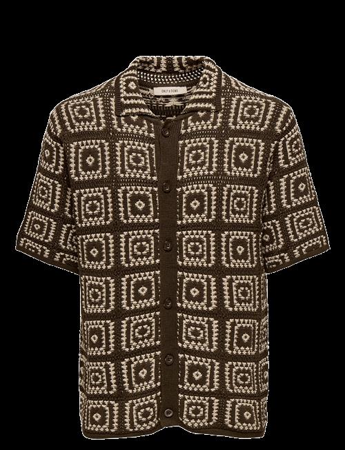 ONLY & SONS | Onsbart Rlx 5 Ss Shirt Knit Noos | S